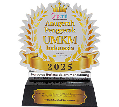 Bank Sahabat Sampoerna meraih penghargaan 